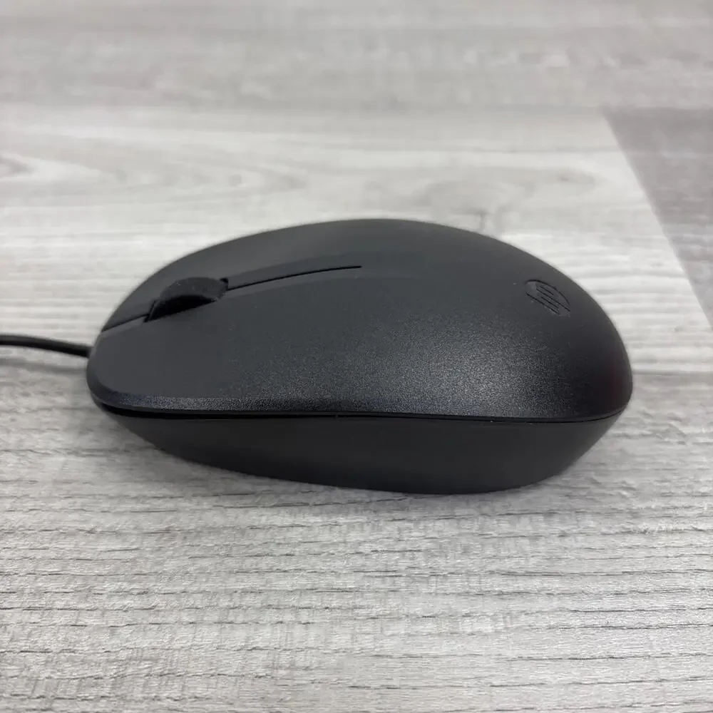 HP 125 Wired Mouse Black - Model TPA-P001M - USB Optical Mouse